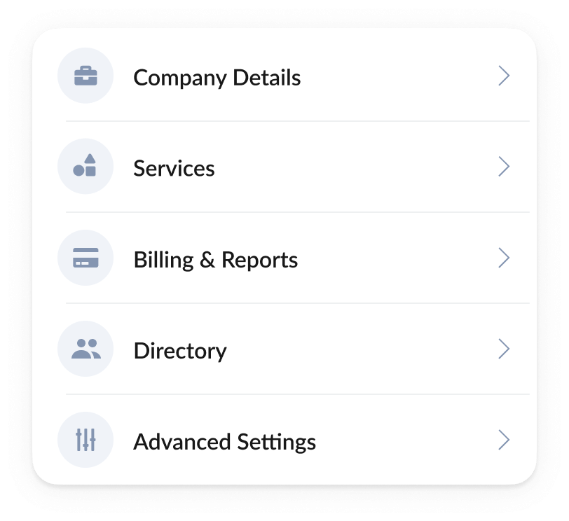 LEX app account details