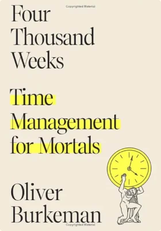 Four thousand weeks book cover