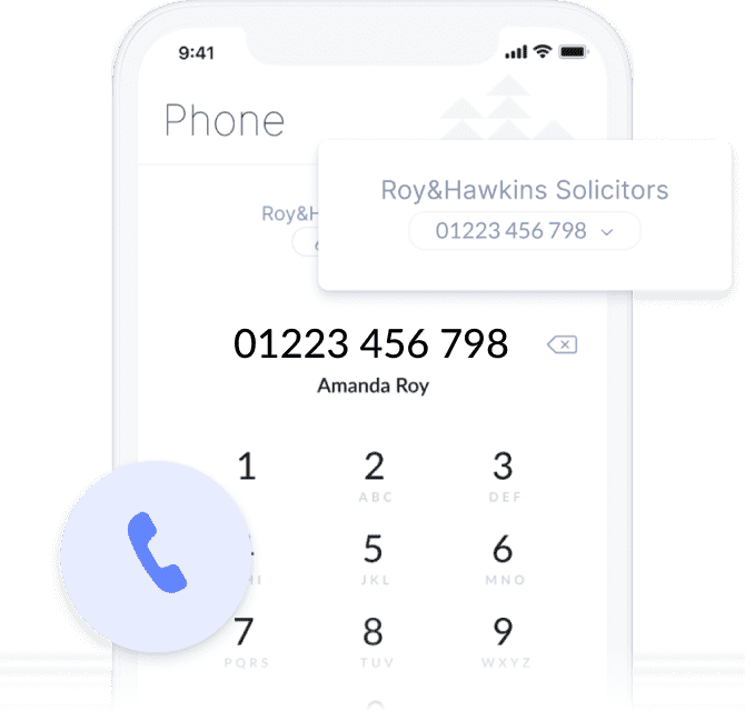 Mobile app dialpad screen